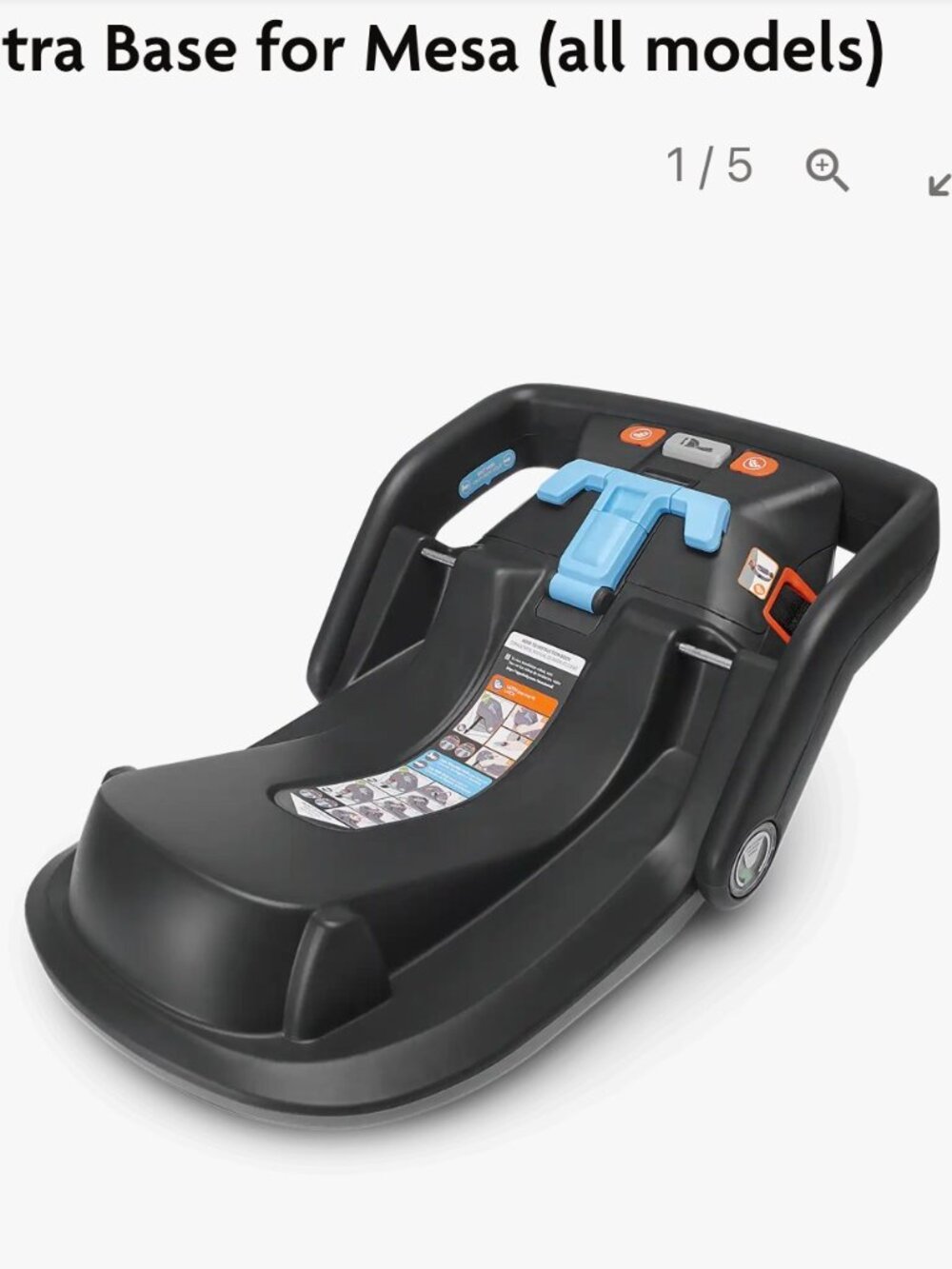 Uppababy MESA infant car seat base